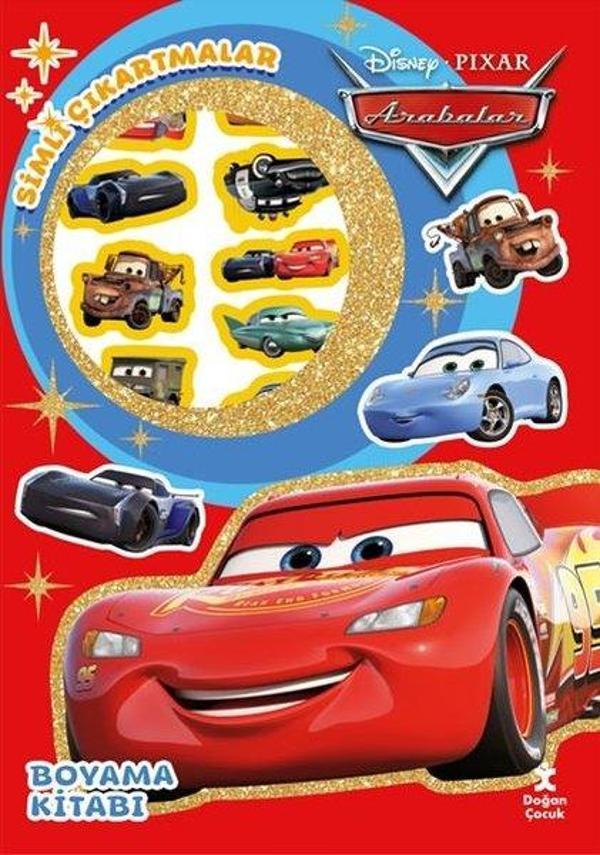 Disney Pixar Arabalar - Star Simli Çıkartmalı Boyama Kitabı - Doğan Çocuk - Image 1