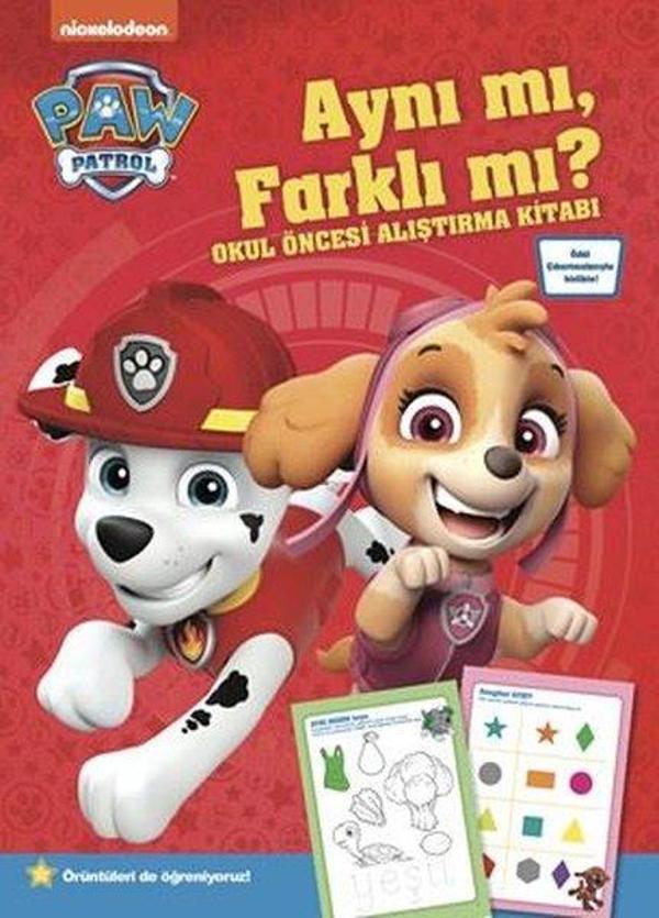 Paw Patrol - Aynı mı Farklı mı? Okul Öncesi Alıştırma Kitabı - Beta Kids - Image 1
