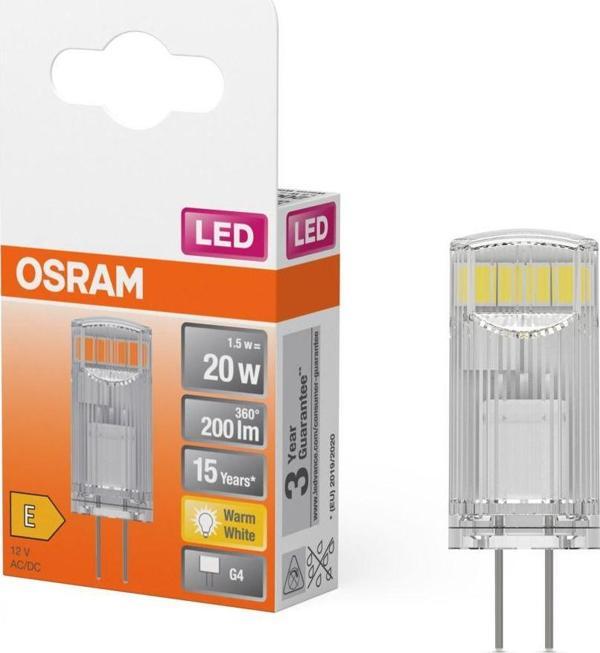 OSRAM LED KAPSUL G4 1.8W SARI IŞIK - Image 1