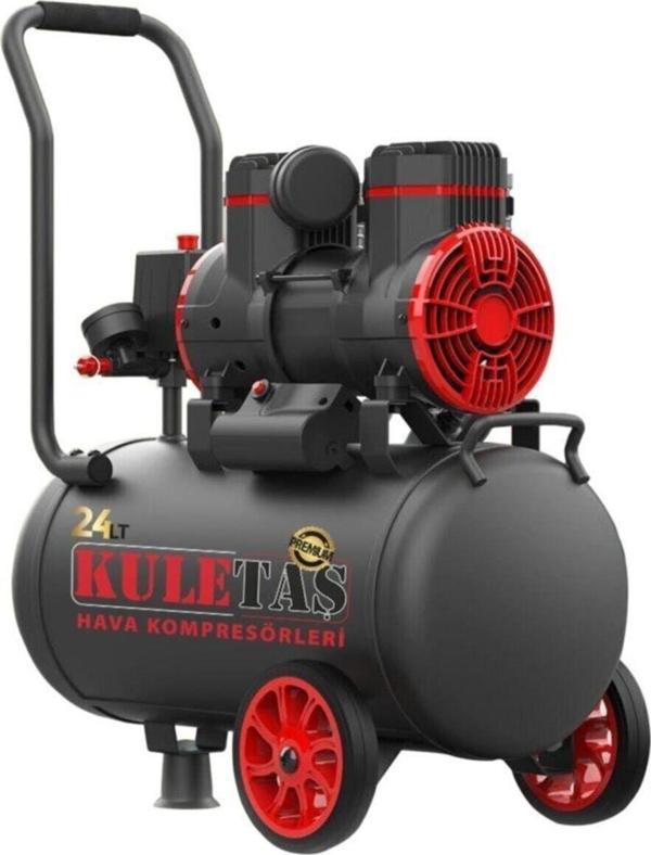 Kuletaş Premium 24 Litre Sessiz Yağsız Hava Kompresörü 2 Hp (İtalyan Tasarım) - Image 1