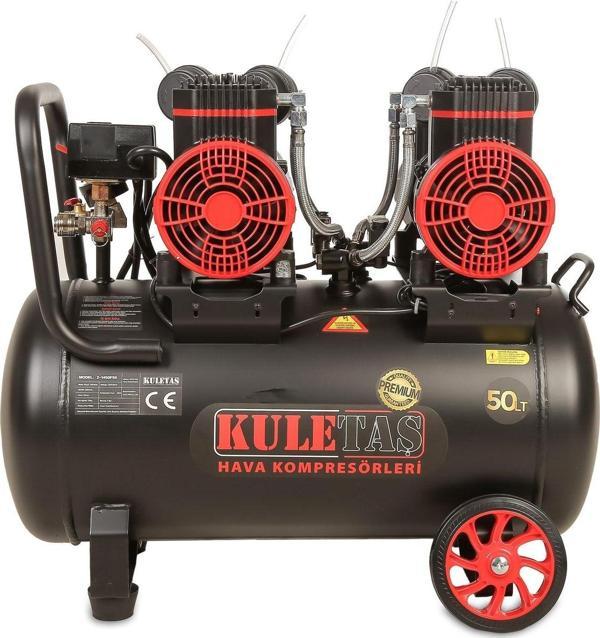 Kuletaş Premium 50 Lt Sessiz Yağsız Hava Kompresörü 4 Hp - Image 1