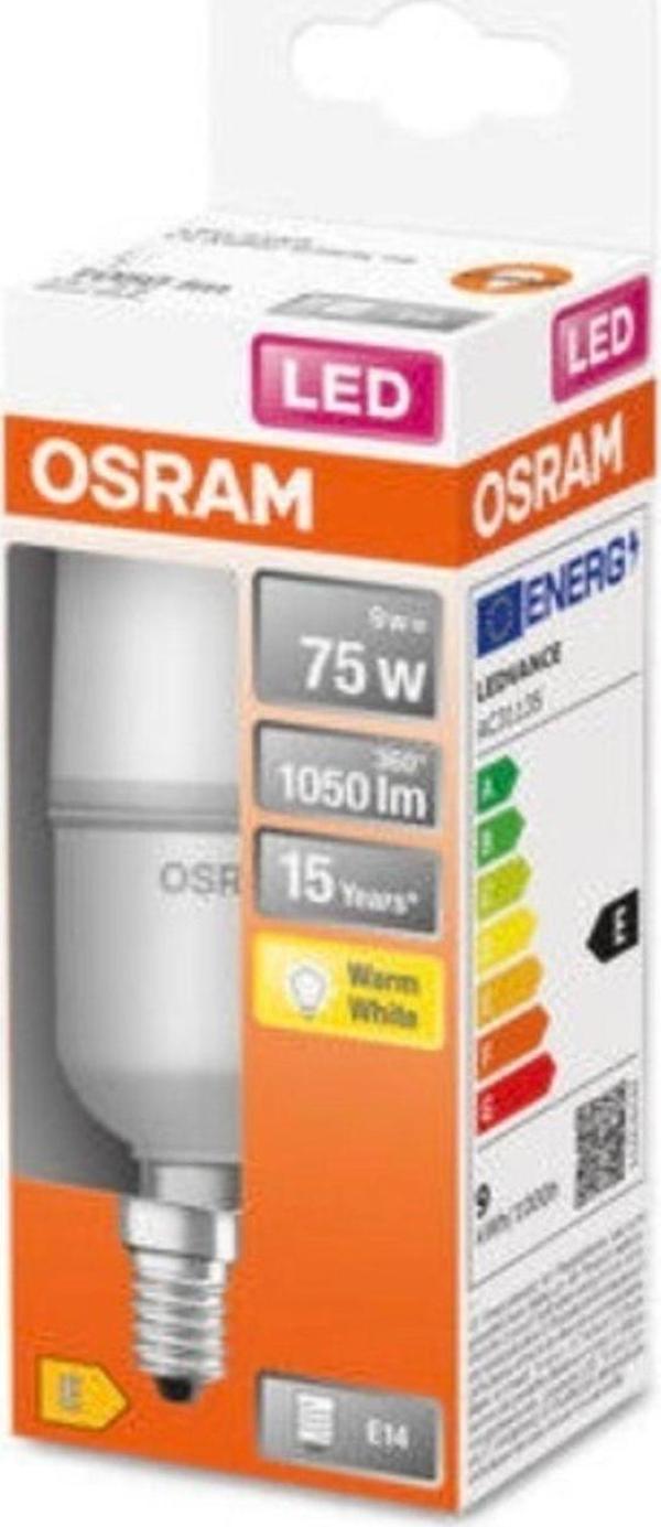 OSRAM LED STICK 9W SARI IŞIK E14 - Image 1