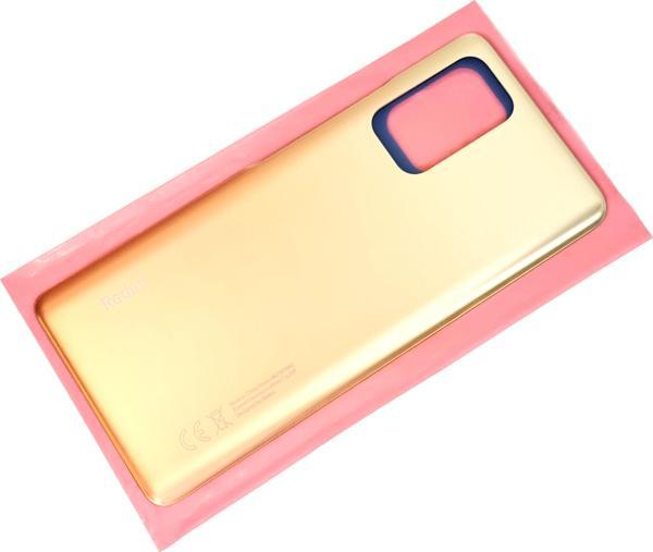 Tkgz Xiaomi Redmi Note 10 PRO (4G) Arka Pil Batarya Kapağı (CAM) GOLD - Image 1