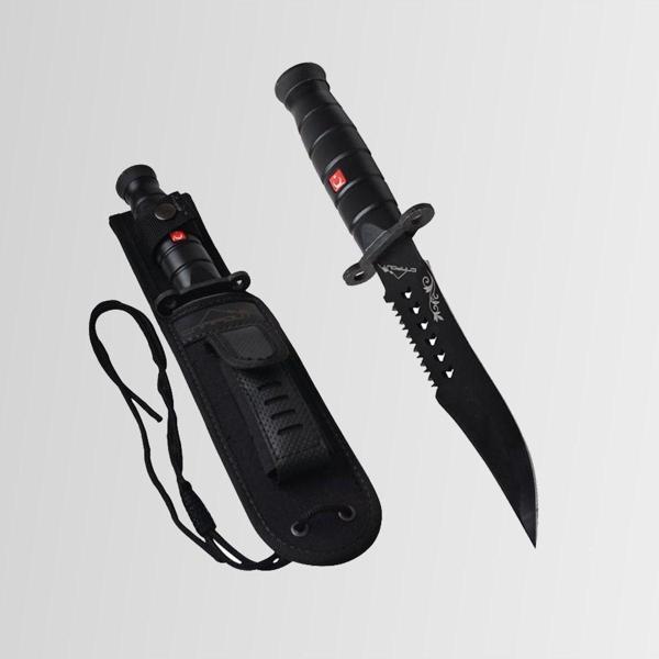 NURGAZ Ng C121 Campout Survıval Çelik Bıçak - Çakı Özel Kılıflı - Image 1