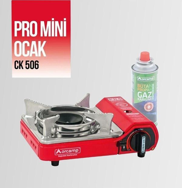 Orcamp Ck-506 Mini Tekli Kamp Ocak Çantalı Gaz Stop Emniyetli - Image 1