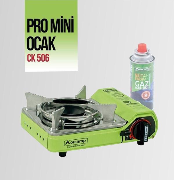 Orcamp Ck-506 Mini Tekli Kamp Ocak Çantalı Gaz Stop Emniyetli - Image 1