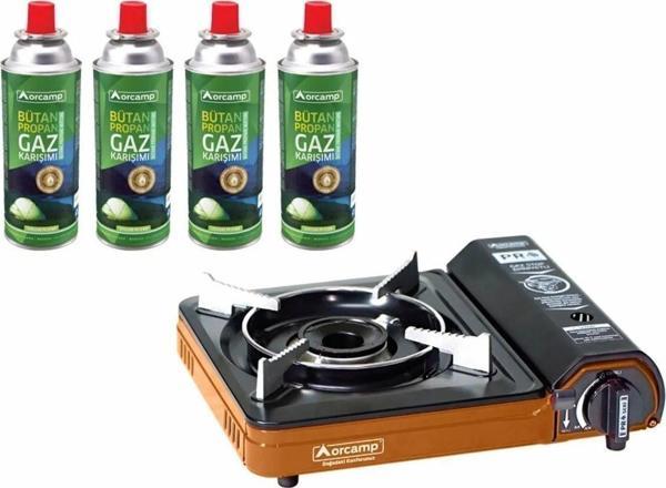 Orcamp Kamp Ocak Gaz Stop Emniyetli Ck-505 Taba Ve 4 Adet 227 Kartuş Gkh - Image 1