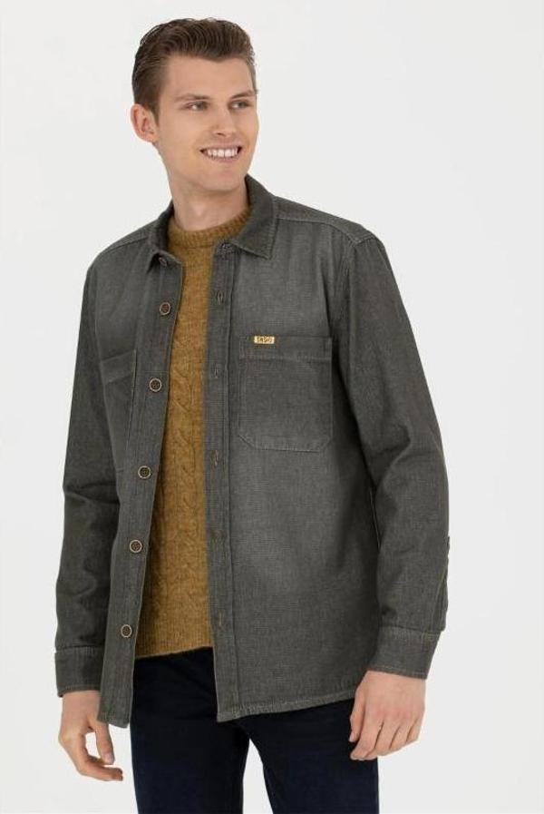 U.S. Polo Assn. Erkek Jean Gömlek - Image 1