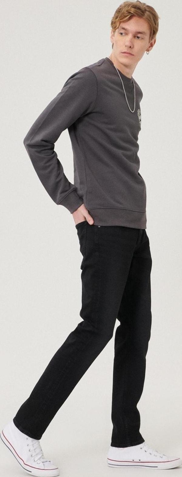 Lee Luke Slim Fit Düşük Bel Denim Esnek Erkek Jean Pantolon - Image 1