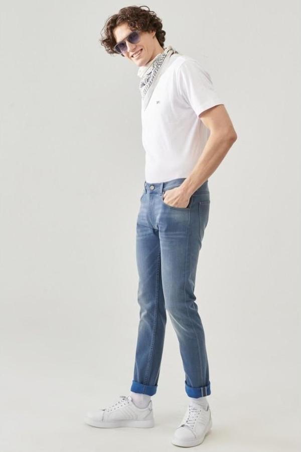 Lee Luke Slim Tapered Erkek Jean Pantolon - Image 1