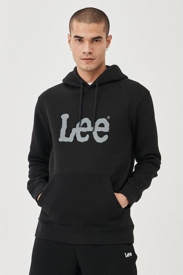 Lee Erkek Siyah Sweatshirt - Image 1