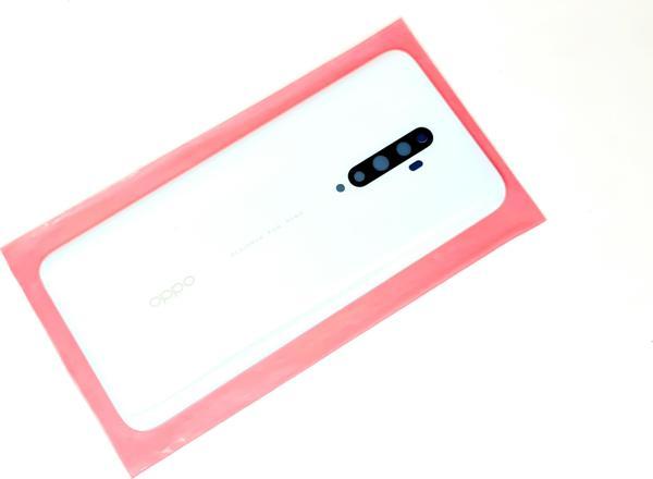 Tkgz OPPO Reno 2Z Arka Pil Batarya Kapağı (CAM) BEYAZ - Image 1