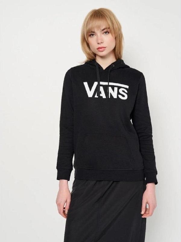 Vans Drop V Logo Hoodie-B Kadın Sweatshirt - Image 1