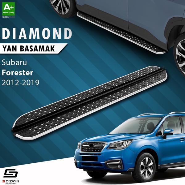 S-Dizayn Subaru Forester 4 Diamond Krom Yan Basamak 183 Cm 2012-2019 - Image 1