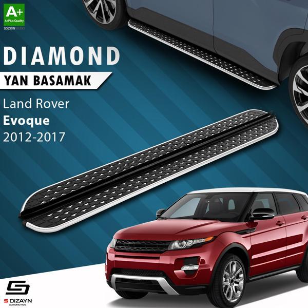 S-Dizayn Land Rover Range Rover Evoque Diamond Krom Yan Basamak 173 Cm 2012-2017 - Image 1