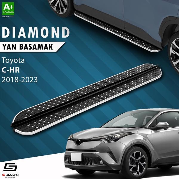 S-Dizayn Toyota C-HR Diamond Krom Yan Basamak 173 Cm 2018-2023 - Image 1