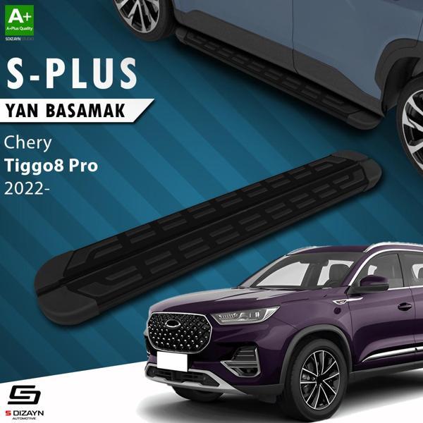 S-Dizayn Chery Tiggo8 Pro S-Plus Siyah Yan Basamak 183 Cm Etekli 2022 Üzeri - Image 1