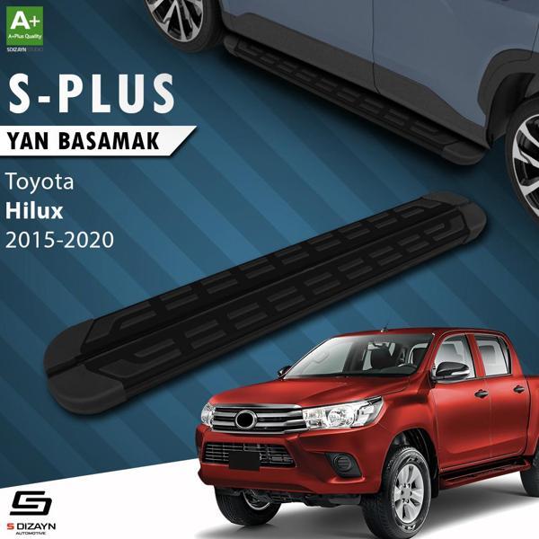 S-Dizayn Toyota Hilux 8 S-Plus Siyah Yan Basamak 203 Cm 2015 Üzeri - Image 1