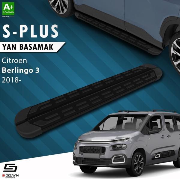 S-Dizayn Citroen Berlingo 3 S-Plus Siyah Yan Basamak 203 Cm 2018 Üzeri - Image 1