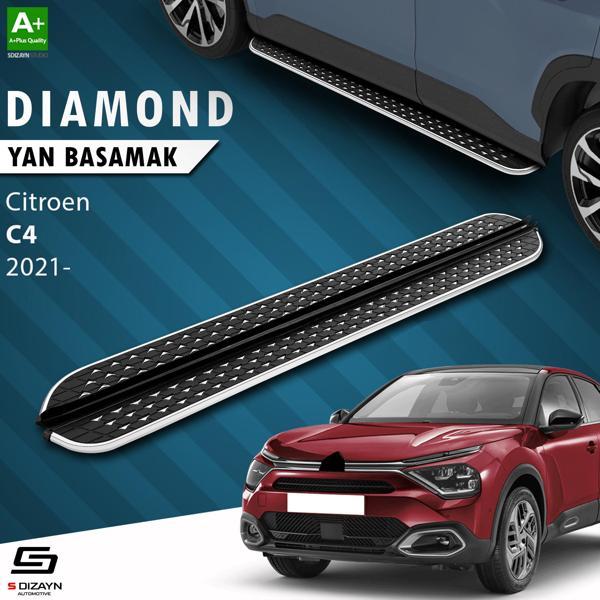 S-Dizayn Citroen C4 3 Diamond Krom Yan Basamak 183 Cm 2021 Üzeri - Image 1