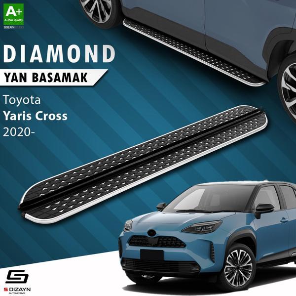 S-Dizayn Toyota Yaris Cross Diamond Krom Yan Basamak 183 Cm 2020 Üzeri - Image 1