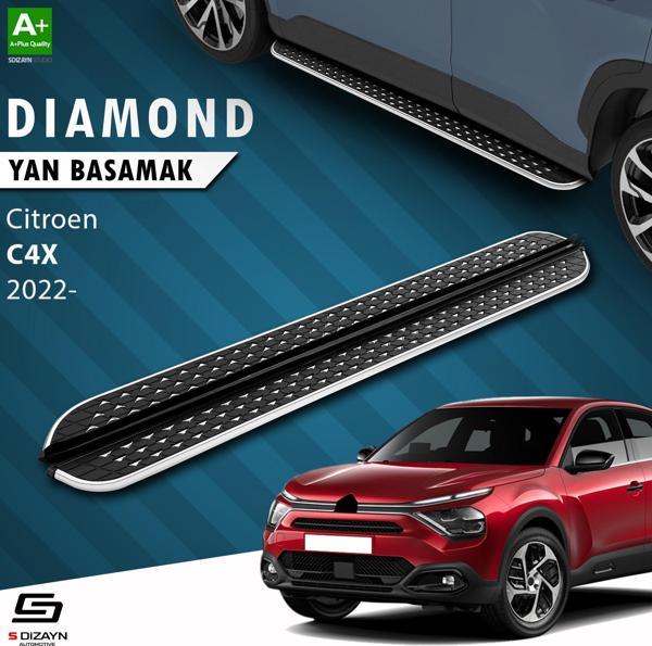 S-Dizayn Citroen C4 X Diamond Krom Yan Basamak 183 Cm 2022 Üzeri - Image 1