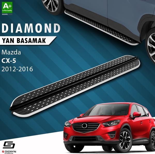 S-Dizayn Mazda CX-5 Diamond Krom Yan Basamak 183 Cm 2012-2016 - Image 1