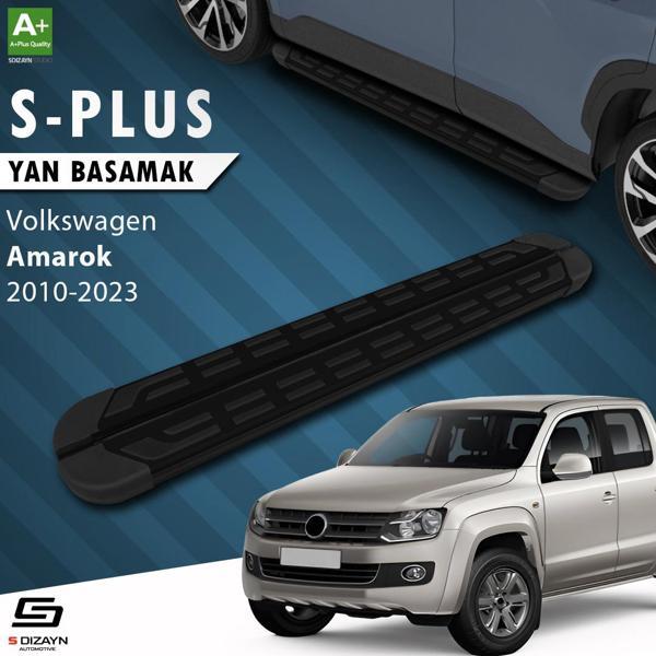 S-Dizayn VW Amarok S-Plus Siyah Yan Basamak 203 Cm 2010-2023 - Image 1