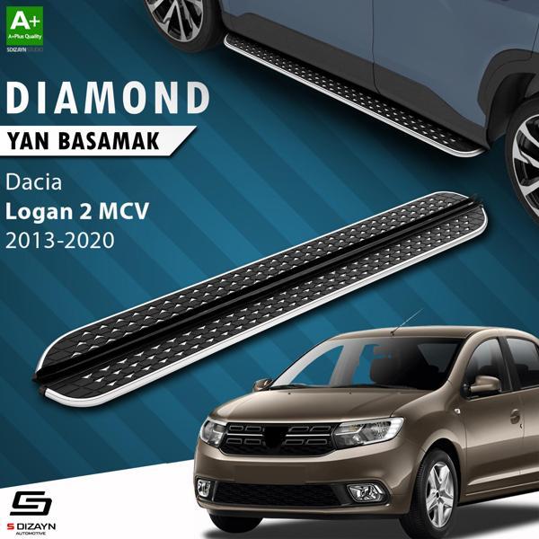 S-Dizayn Dacia Logan 2 MCV Diamond Krom Yan Basamak 183 Cm 2013-2020 - Image 1