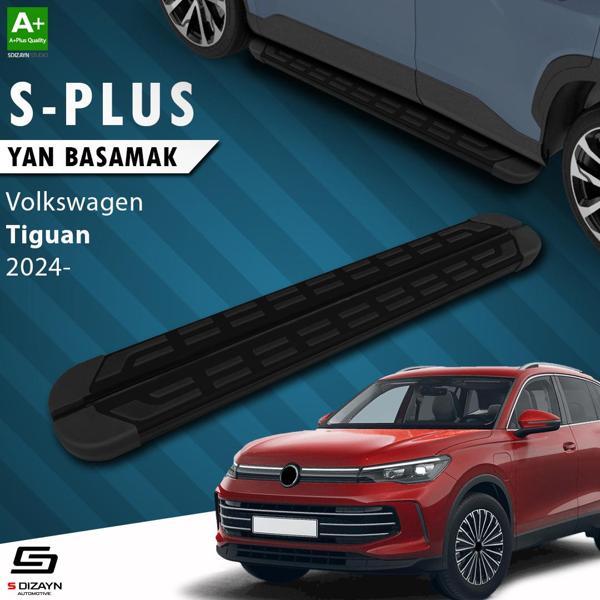 S-Dizayn VW Tiguan 3 S-Plus Siyah Yan Basamak 183 Cm Etekli 2024 Üzeri - Image 1