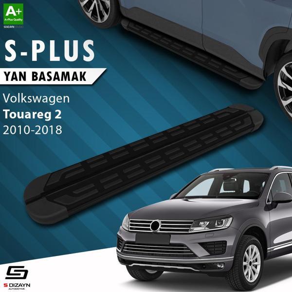 S-Dizayn VW Touareg 2 S-Plus Siyah Yan Basamak 193 Cm 2010-2018 - Image 1