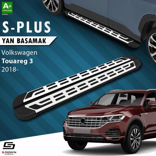 S-Dizayn VW Touareg 3 S-Plus Gri Yan Basamak 193 Cm Etekli 2018 Üzeri - Image 1