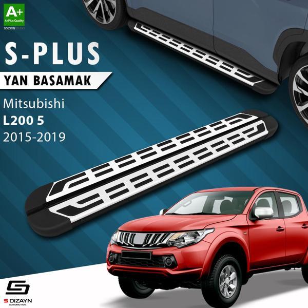S-Dizayn Mitsubishi L200 5 S-Plus Gri Yan Basamak 193 Cm 2015-2019 - Image 1