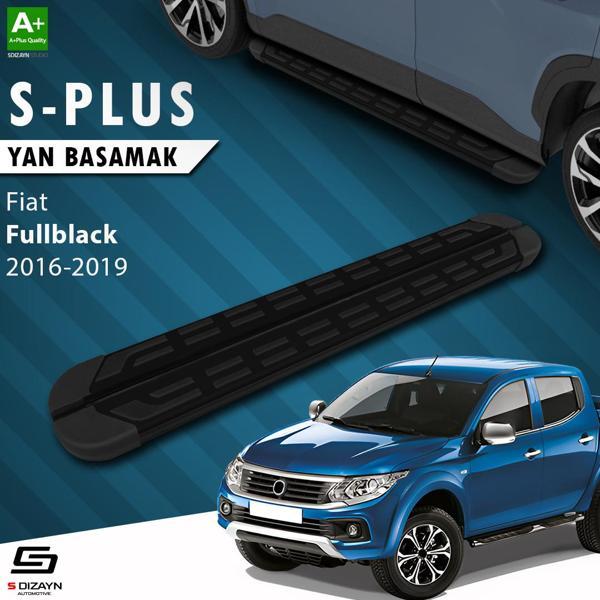 S-Dizayn Fiat Fullback S-Plus Siyah Yan Basamak 193 Cm 2016-2019 - Image 1