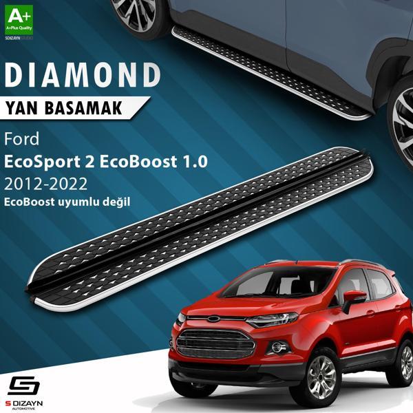 S-Dizayn Ford EcoSport 2 Diamond Krom Yan Basamak 173 Cm 2012-2022 - Image 1