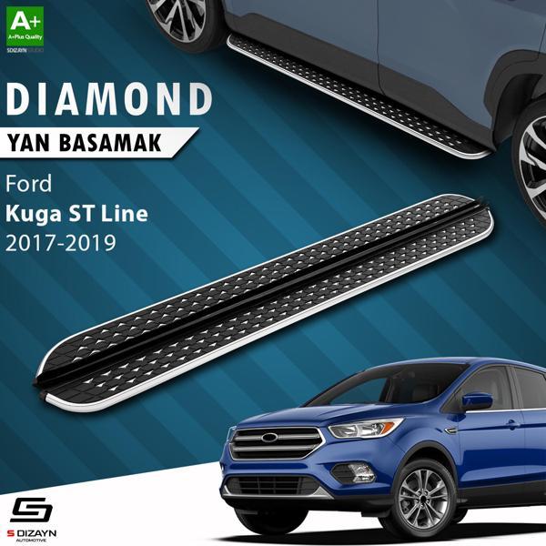 S-Dizayn Ford Kuga 2 ST-Line Diamond Krom Yan Basamak 183 Cm 2017-2019 - Image 1