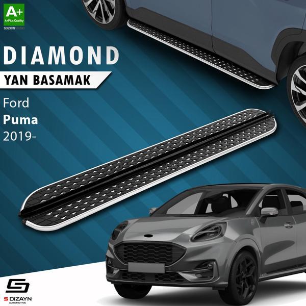 S-Dizayn Ford Puma Diamond Krom Yan Basamak 173 Cm 2019 Üzeri - Image 1