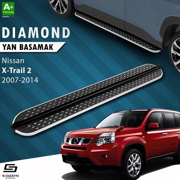S-Dizayn Nissan X-Trail T31 Diamond Krom Yan Basamak 173 Cm 2007-2014 - Image 1