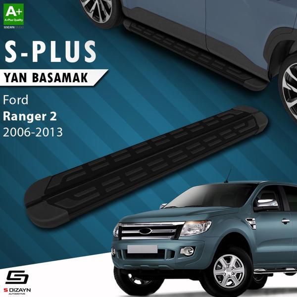 S-Dizayn Ford Ranger 2 S-Plus Siyah Yan Basamak 193 Cm 2006-2013 - Image 1