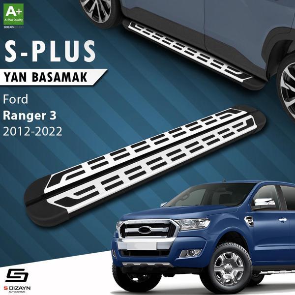 S-Dizayn Ford Ranger 3 S-Plus Gri Yan Basamak 203 Cm 2012-2022 - Image 1