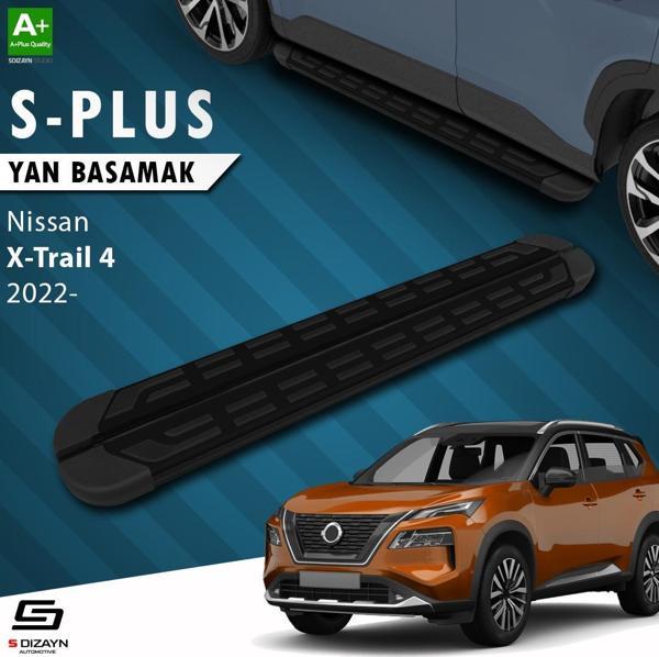 S-Dizayn Nissan X-Trail T33 S-Plus Siyah Yan Basamak 183 Cm 2022 Üzeri - Image 1