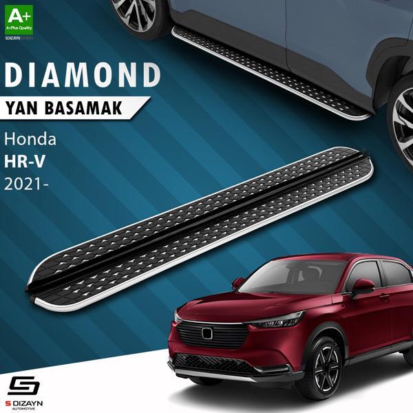 S-Dizayn Honda HR-V 3 Diamond Krom Yan Basamak 173 Cm 2021 Üzeri - Image 1