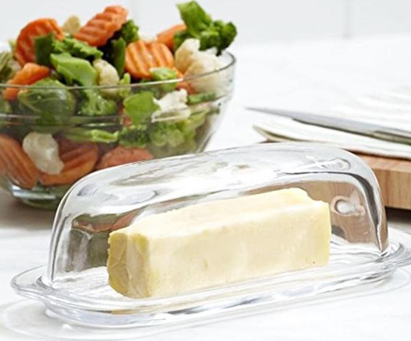 Paşabahçe basic 4 lü kahvaltılık - tereyağlık peynirlik saklama kabı - Image 1