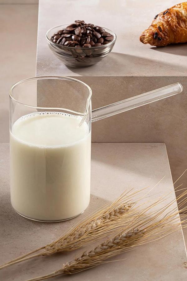 Tohana cam cezve 400 ml. saplı borosiklat cezve - Image 1