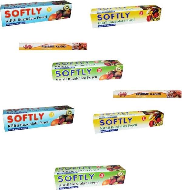 Emr softy kilitli buzdolabı poşeti - pişirme kağıdı 8 li set - Image 1