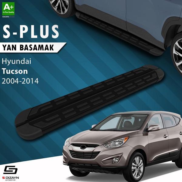S-Dizayn Hyundai Tucson 2 S-Plus Siyah Yan Basamak 173 Cm 2004-2014 - Image 1