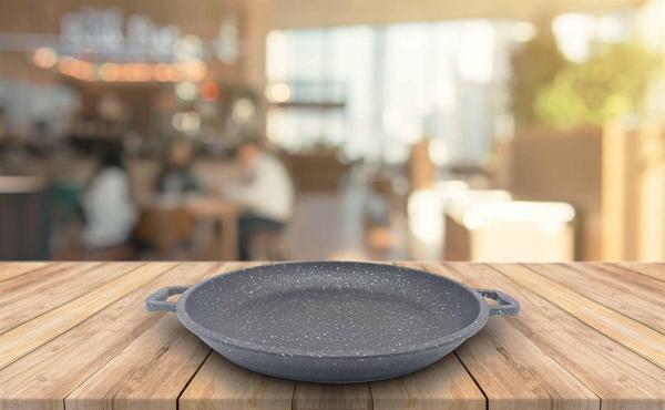 Granit 36 cm çok amaçlı kızarma tavası - sac kavurma tavası - Image 1