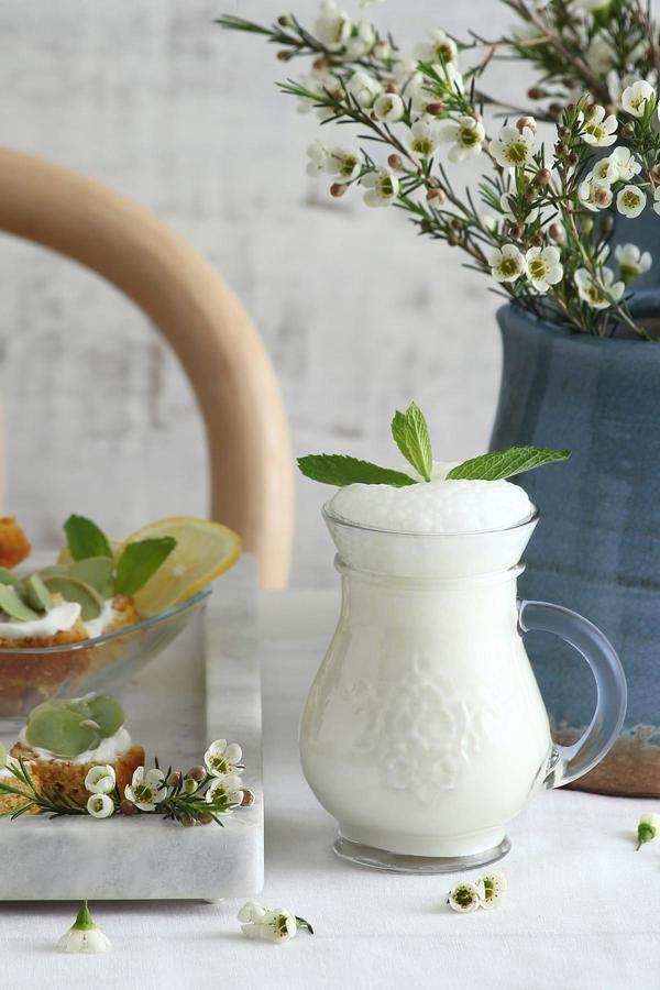 Lav cam kulplu ayran bardağım 6 lı su meşrubat bardağı ayr034 - Image 1