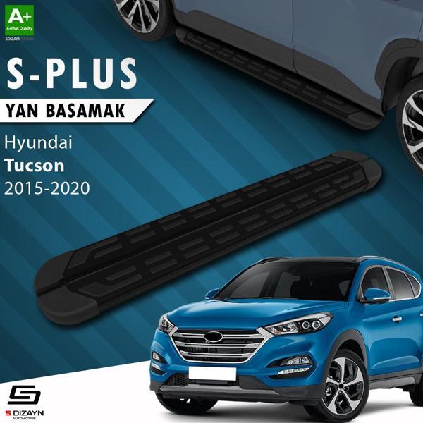 S-Dizayn Hyundai Tucson 3 S-Plus Siyah Yan Basamak 173 Cm 2015-2020 - Image 1