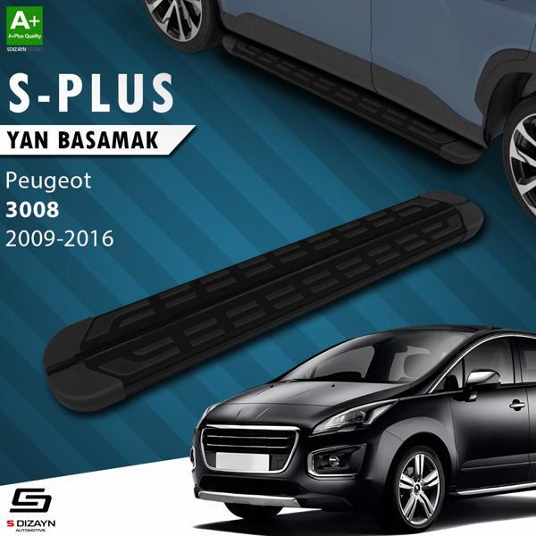 S-Dizayn Peugeot 3008 S-Plus Siyah Yan Basamak 183 Cm 2009-2016 - Image 1